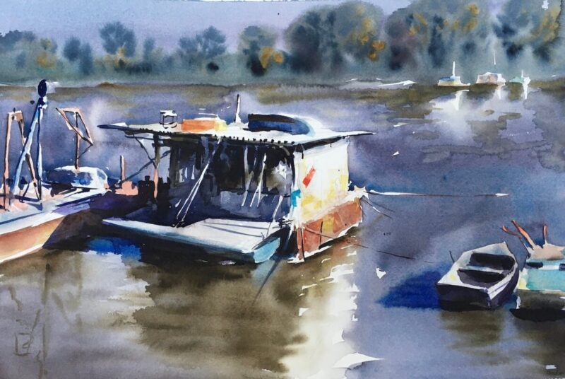 Barcas y Taller Flotante en Coria del Río