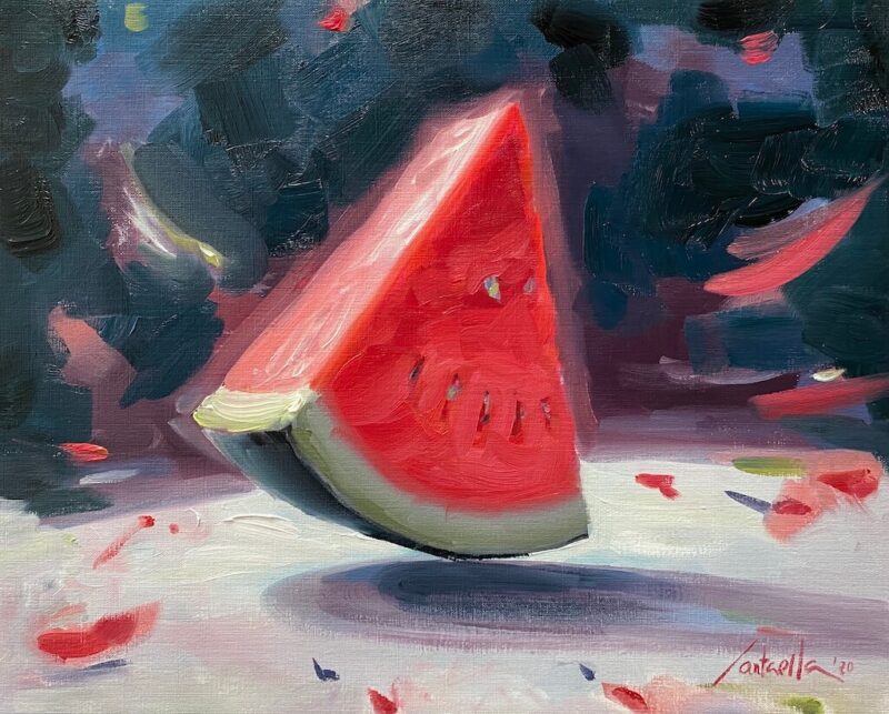 sandia al oleo en suspension