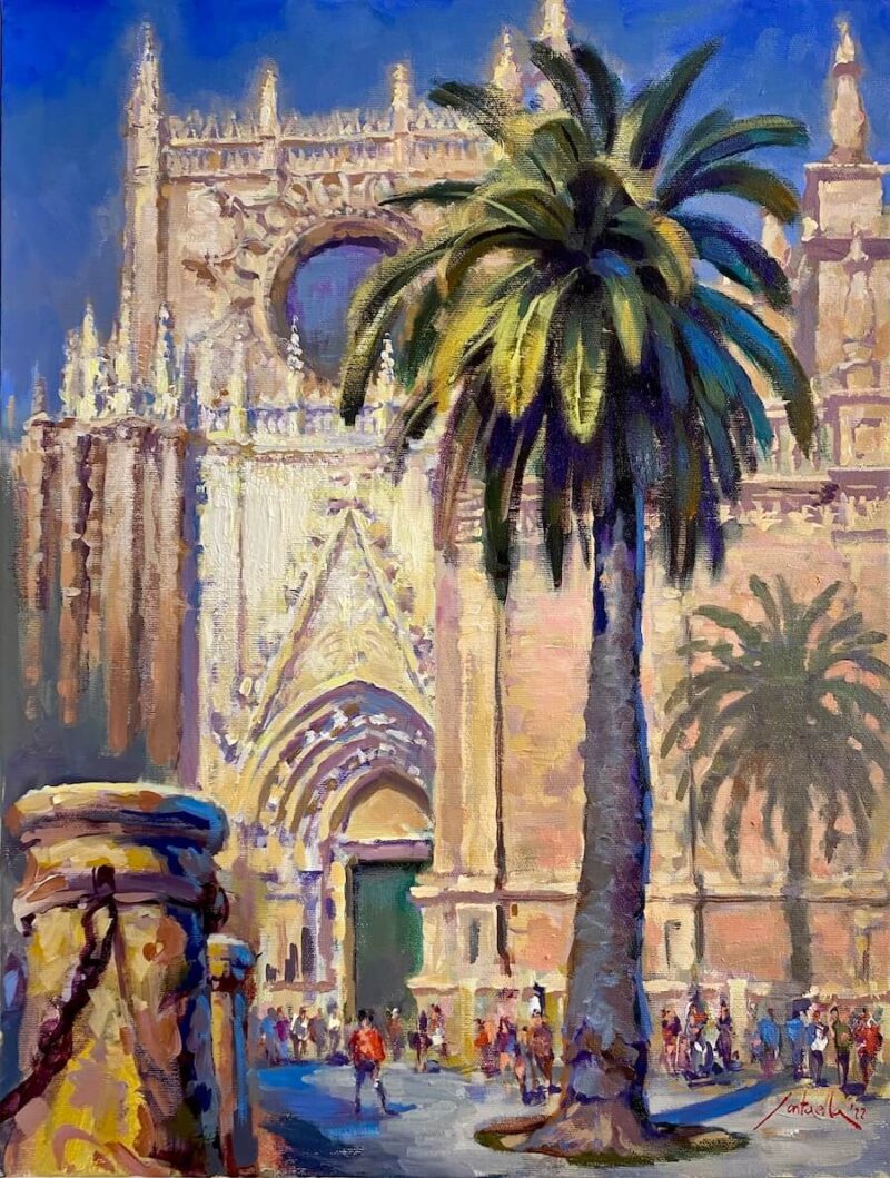 Palmera junto a la catedral