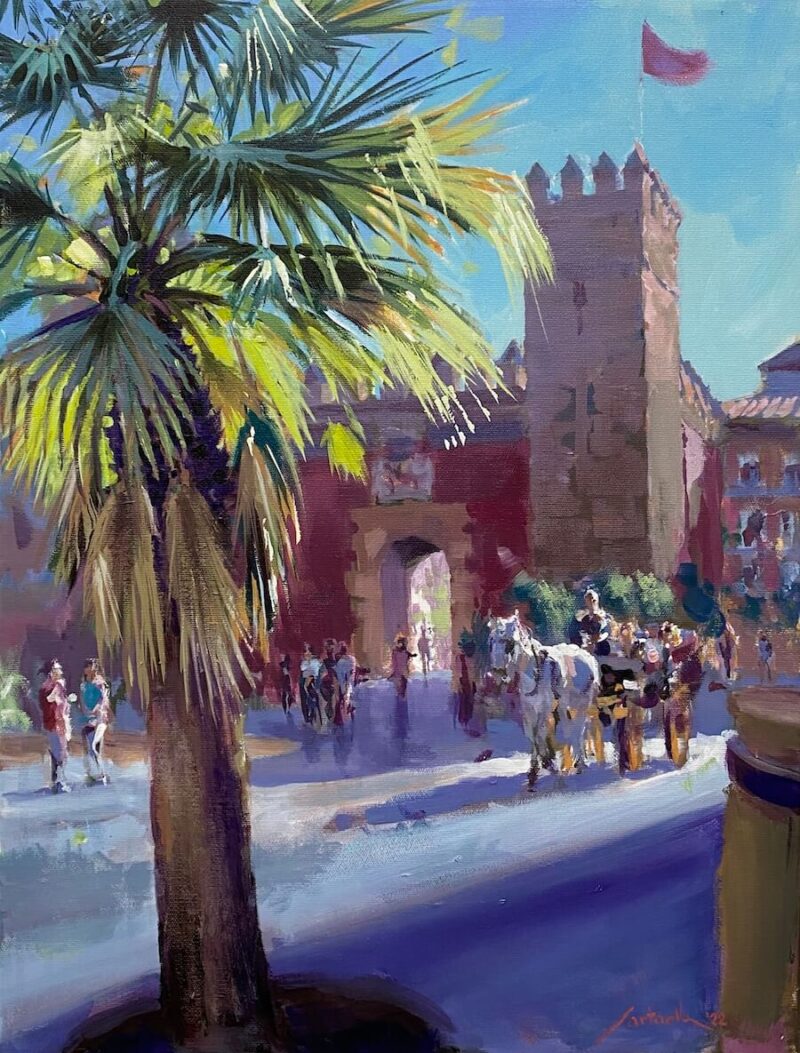 Palmera junto al alcázar