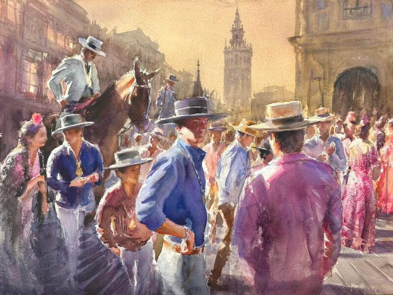 Cuadro Sevilla Romeros de Sevilla