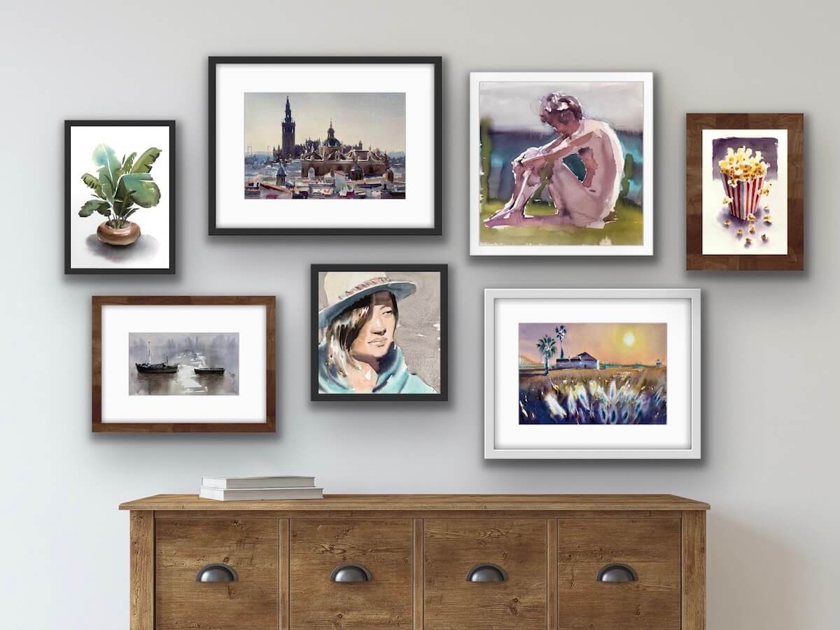 cuadros y pinturas venta tamaño pequeño